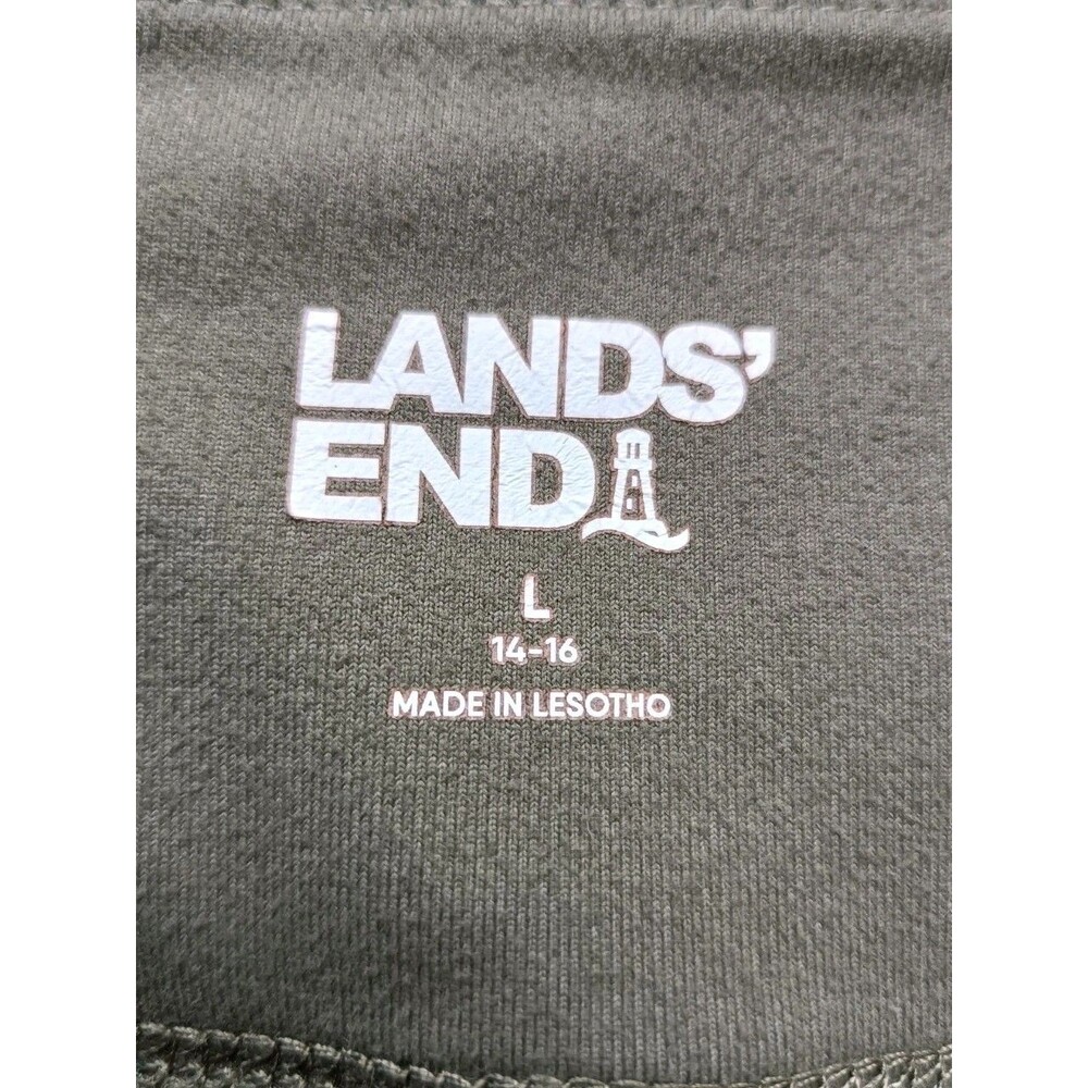 Lands’ End Women’s Large 14-16 Stretch Pants Multicolor Compression High Rise - Picture 3 of 6